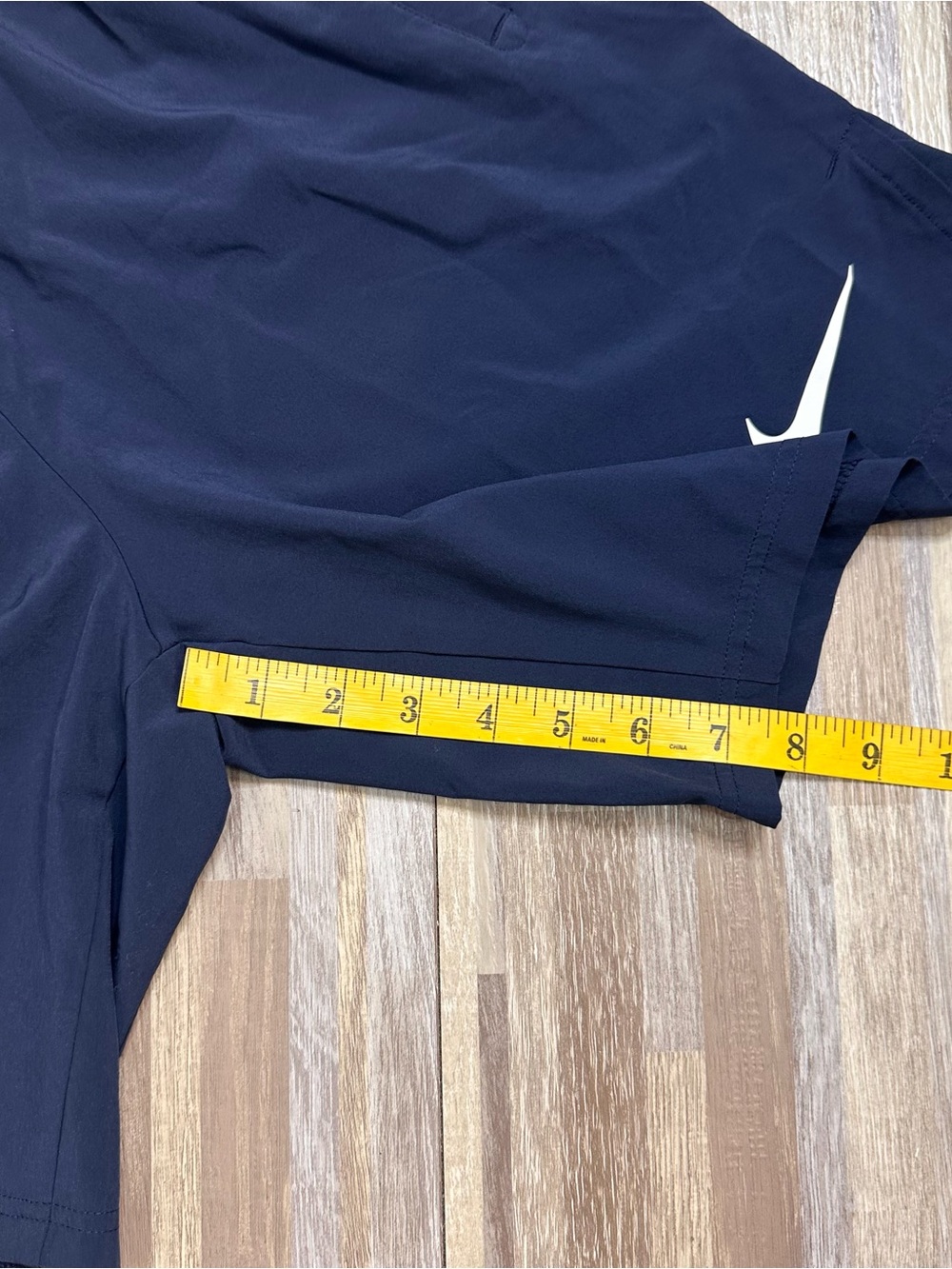 Nike Men’s Dark Navy Blue Athletic Shorts with White Swoosh Size Medium - Picture 8 of 14